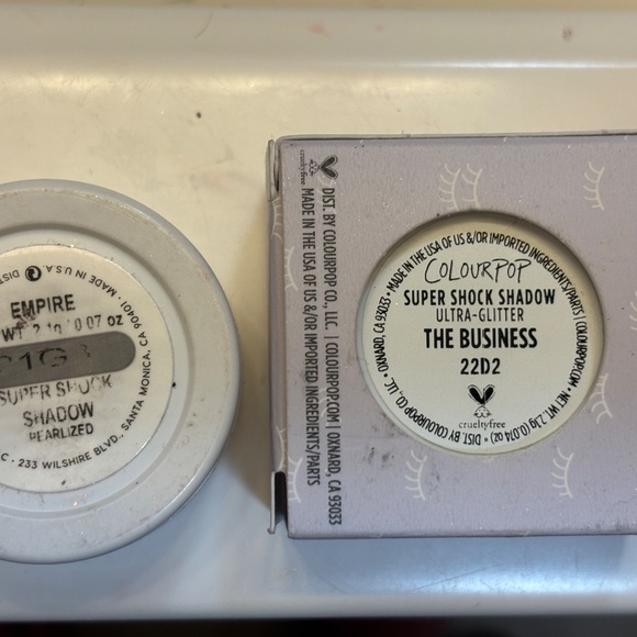 2 Colourpop Super Shock Shadows - Picture 2 of 3